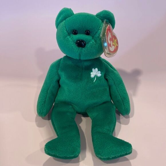 Ty Other - Erin the Shamrock Bear 1997 Mint Condition Ty Beanie Baby with all tags attached